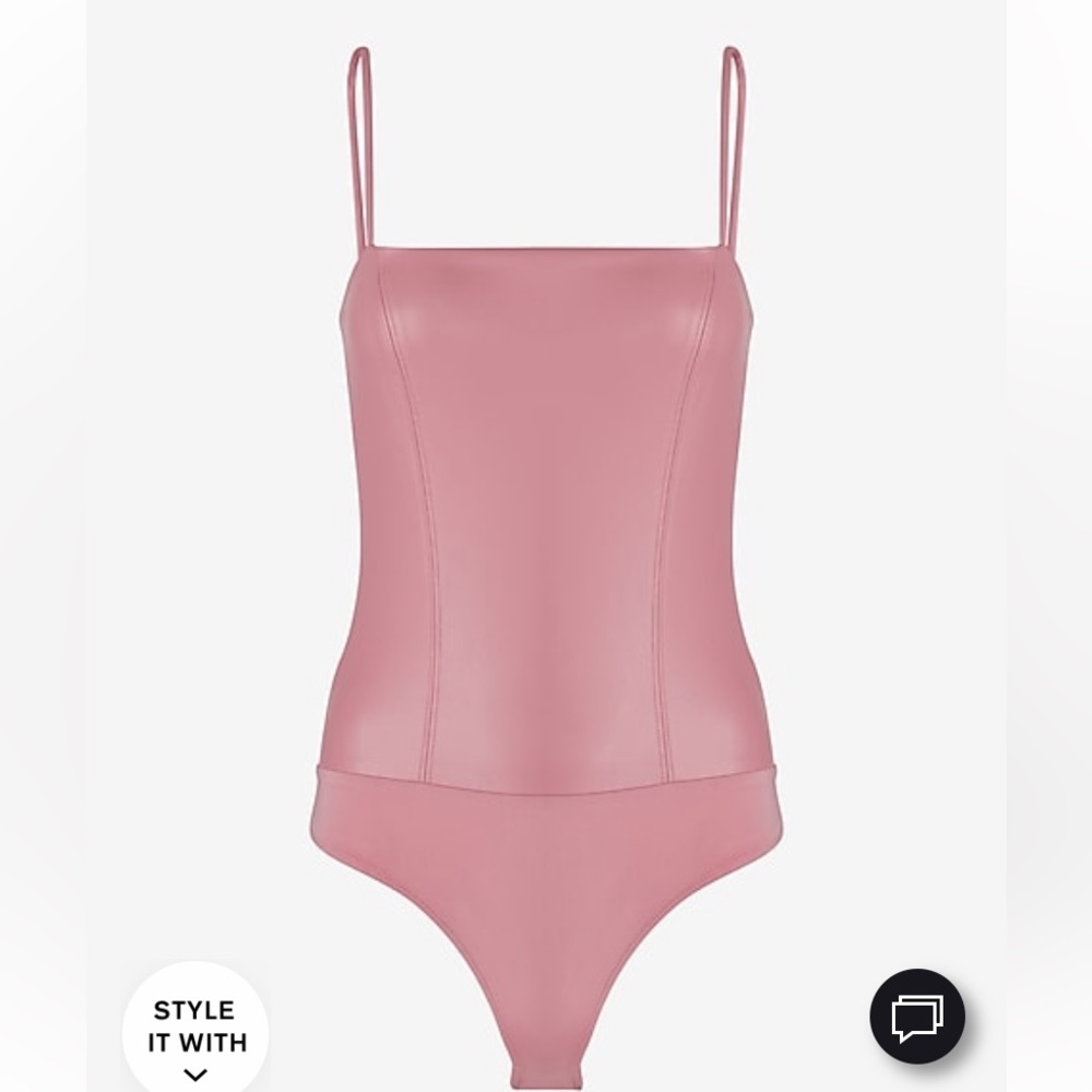 EXPRESS Body Contour Faux Leather Cami
Bodysuit